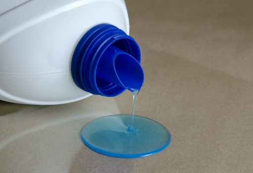 A plastic detergent bottle could be turned into detergent.