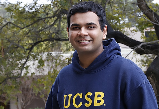 Fourth-year computer engineering student Aditya Wadaskar.