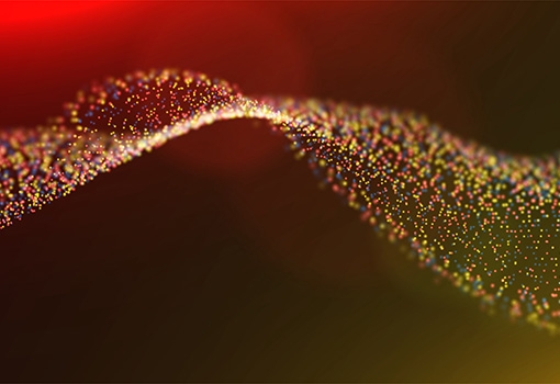 Artist's concept illustration addressing heat and charge