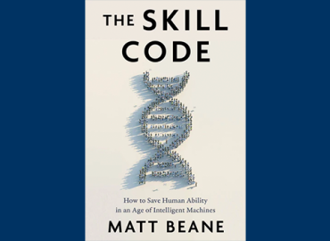 The Skill Code: How to Save Human Ability in an Age of Intelligent Machines, a book written by technology management assistant professor Matt Beane, discusses how to protect skills in a world filled with AI and robots. 
