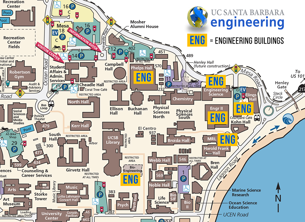 Map And Location College Of Engineering Uc Santa Barbara